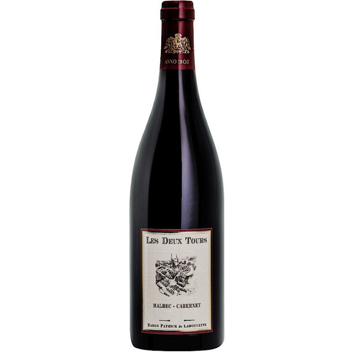 Les Deux Tours Malbec Cabernet - De Ladoucette - Expédition rapide