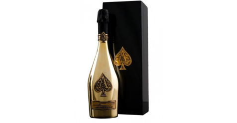 Champagne AOC Brut Gold - Armand de Brignac -GIFTBOX COFFRET