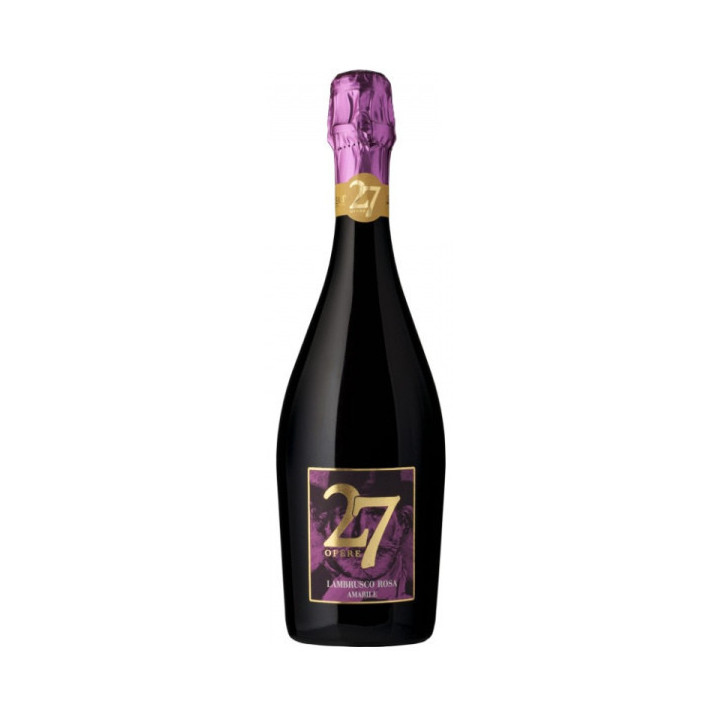 Lambrusco Amabile 27 Opere Rosé - Cantine Ceci - Expédition rapide