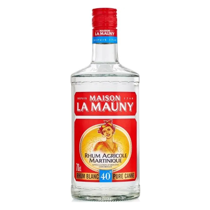 Rhum Blanc Agricole 40% la Mauny - Achat en ligne