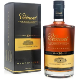 Rhum 10 ans Clément 70 cl - Achat en ligne