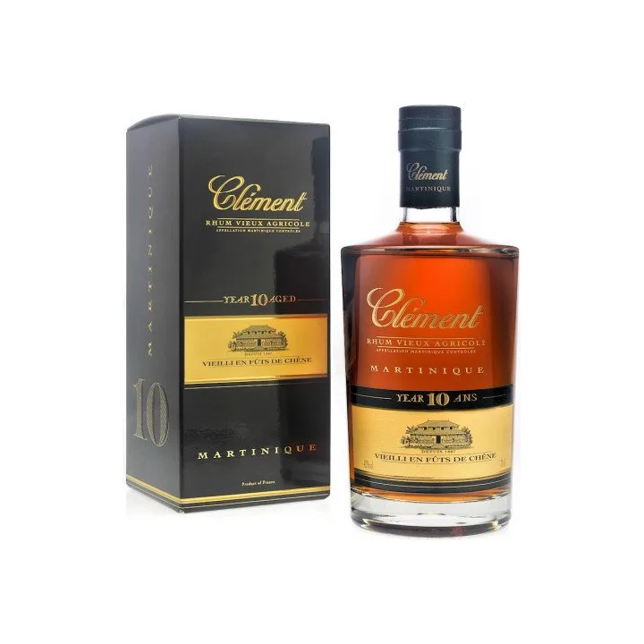Rhum 10 ans Clément 70 cl - Achat en ligne