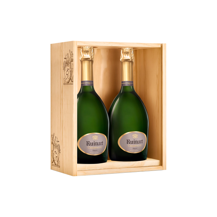 Champagne Ruinart, Caisse duo R de Ruinart - Achat en ligne