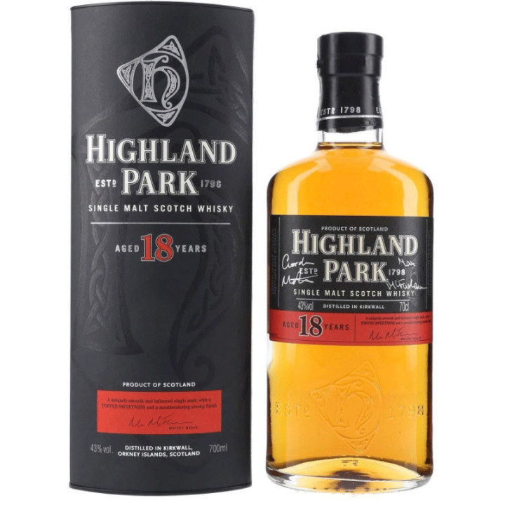 Whisky 18 Ans - Highland Park - 70 cl