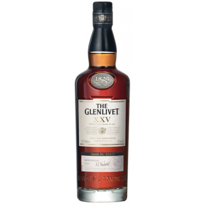 Whisky 25 ans - The Glenlivet - 70 cl