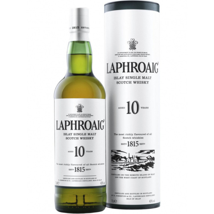Whisky 10 Ans Islay Single Malt - Laphroaig - 70 cl