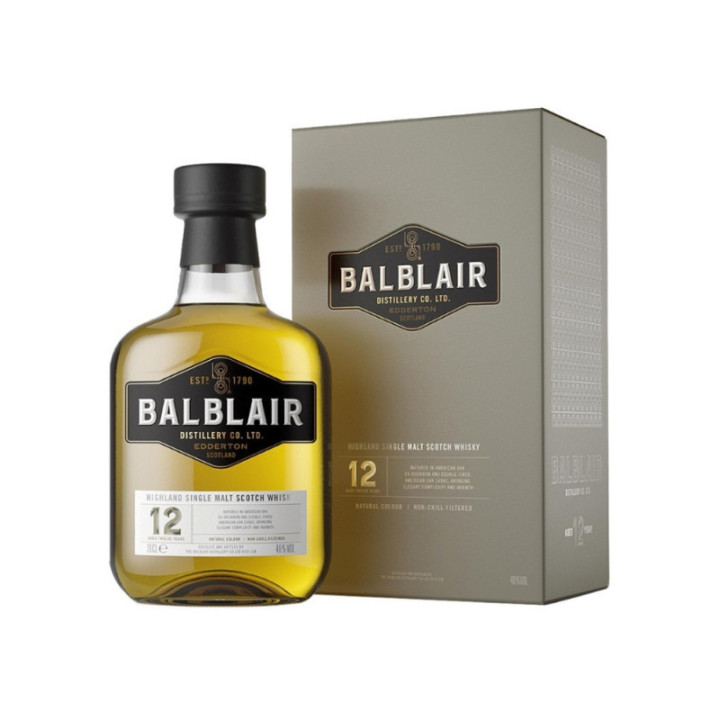 Whisky 12 Ans - Balblair - 70 cl