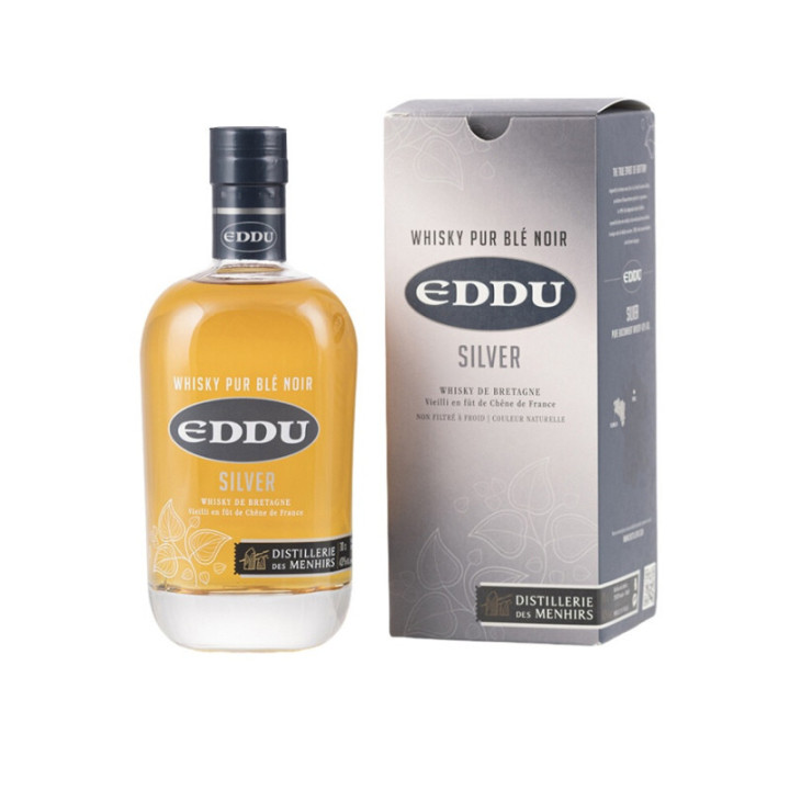 Whisky Eddu Silver du Monde - Distillerie des Menhirs - 70 cl
