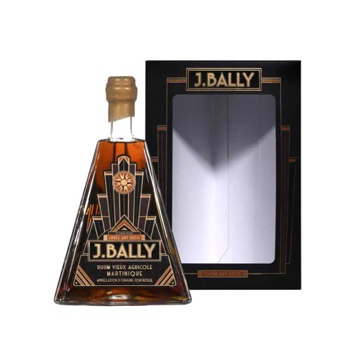 Rhum J.Bally Vieux Agricole Art Déco Batch 2 43,5° - Maison Bailly - 70 cl