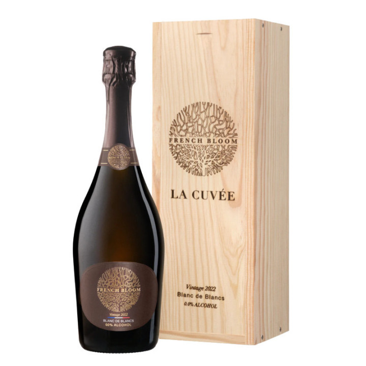 Effervescent Bio Blanc de blancs Vintage 0,0% - French Bloom - 75 cl