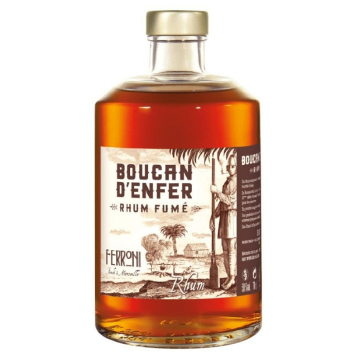 Rhum Boucan d'Enfer Ambré du Monde - Maison Ferroni - 70 cl