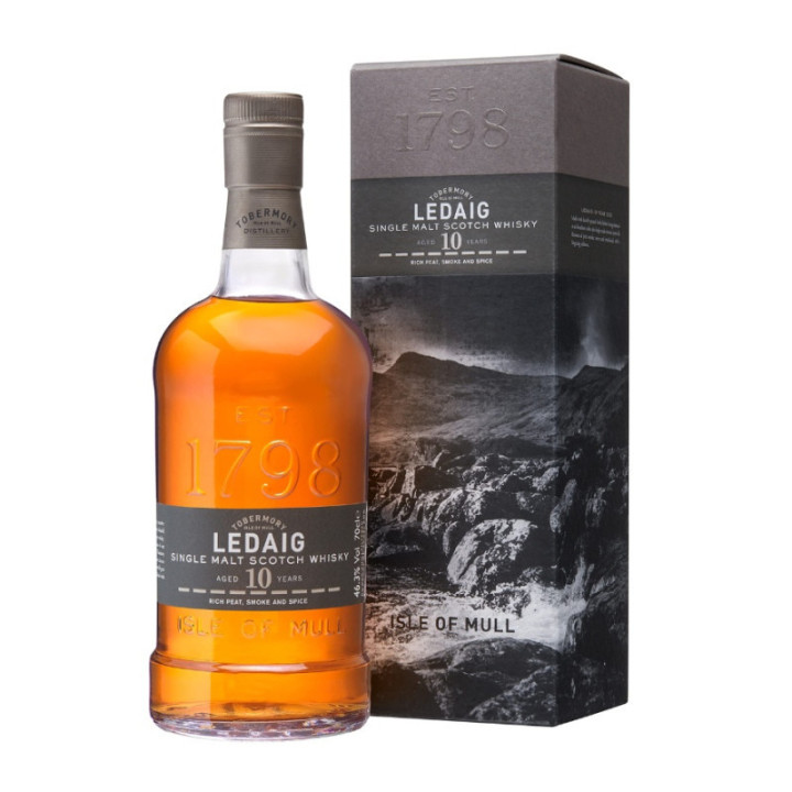 Whisky Single Malt Isle of Mull 10 ans - Ledaig - 70 cl