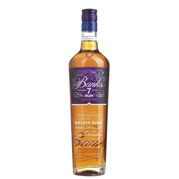 7 Golden Rums - Rhum Banks - 70 cl