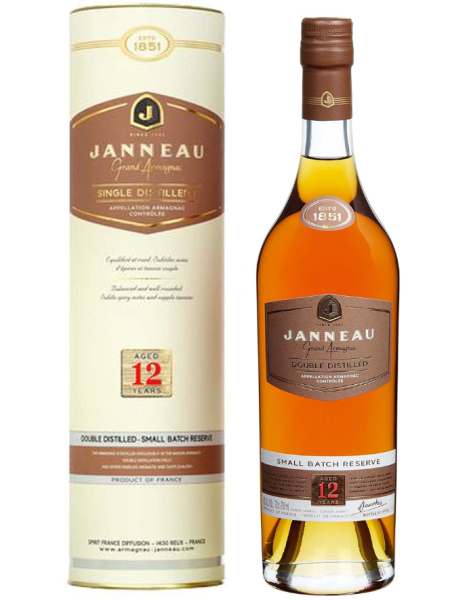 Armagnac Janneau 12 Ans - 40% - Canister