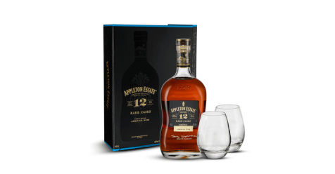 Appleton Estate Rare Cask 12 Ans - 43% - Coffret 2 Verres