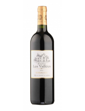 Château Les Vallées - Rouge - 2015 - Vin Bordeaux AOC