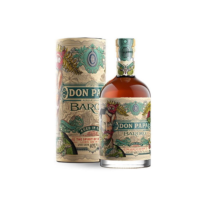 Don Papa Baroko - spiritueux à base de rhum - 70 cl