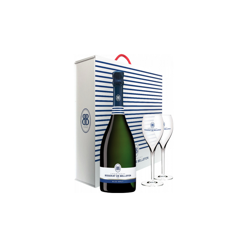 Coffret cadeau Champagne Brut AOC Le Gourmand
