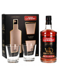 Maison La Mauny - Rhum Ambré Agricole VO - Coffret 2 Verres