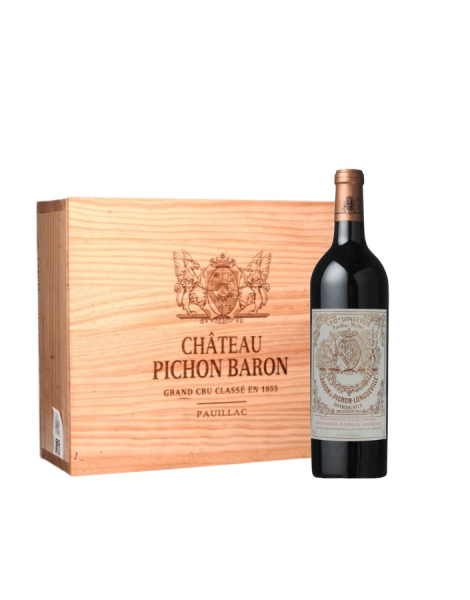 Caisse Bois x6 - Château Pichon-Baron de Longueville - Rouge - 2019