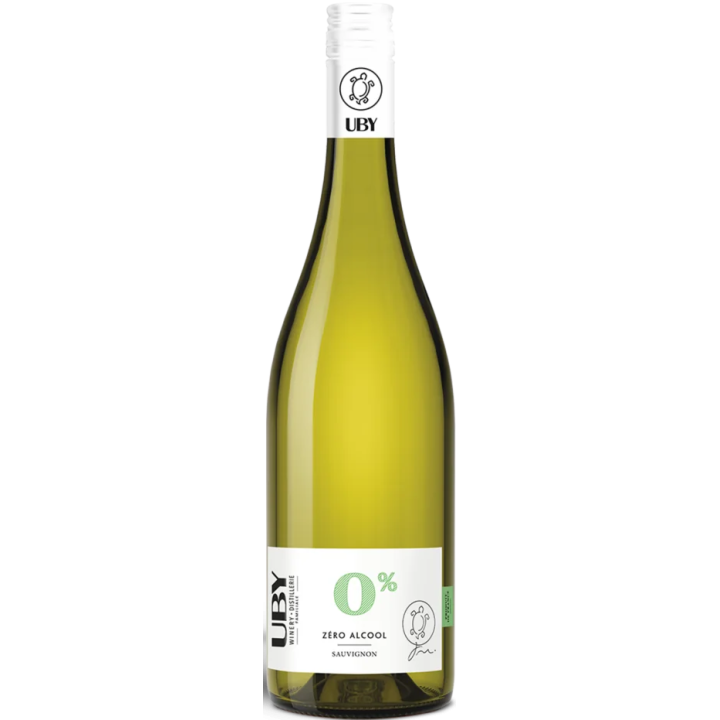 Domaine Uby, Sauvignon Blanc Zéro Alcool - Vin Sans Alcool