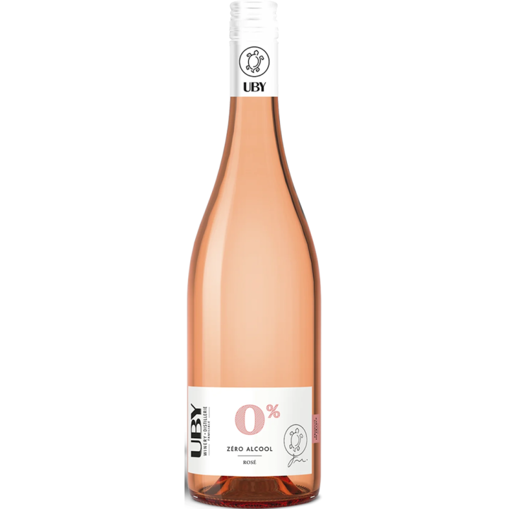 Domaine Uby, Rosé Zéro Alcool - Vin Sans Alcool