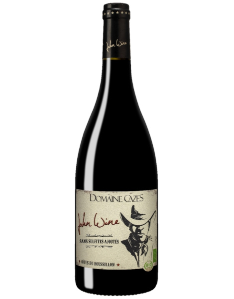 John Wine - Sans Sulfites Ajoutés - Rouge - 2023 - Domaine Cazes