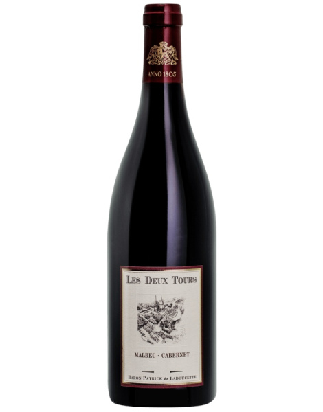 Baron de Ladoucette Touraine - Les Deux Tours - Malbec Cabernet - 2019