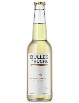 Bulles de Ruche - Hydromel Extra Brut - Cuvée Fleur de Litchi - BIO - 27.5cl - Spiritueux
